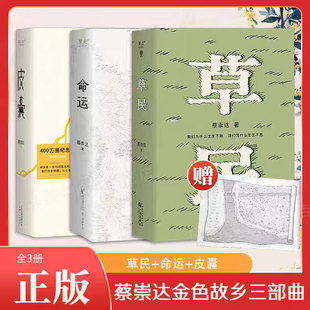 【赠地图】草民+皮囊+命运 全3册 百万畅销书作家蔡崇达全新中短篇集 金色故乡东石镇三部曲收官力作 草民 生如草芥也当有名有