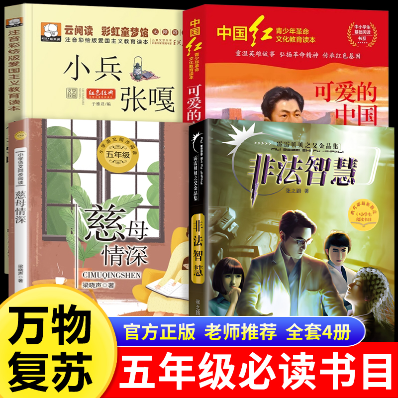 万物复书25秋五年级穿越贺兰山可爱的中国非法智慧小兵张嘎慈母情深心灵的花园夜空中最亮的星官方正版老师推荐儿童文学万物复书