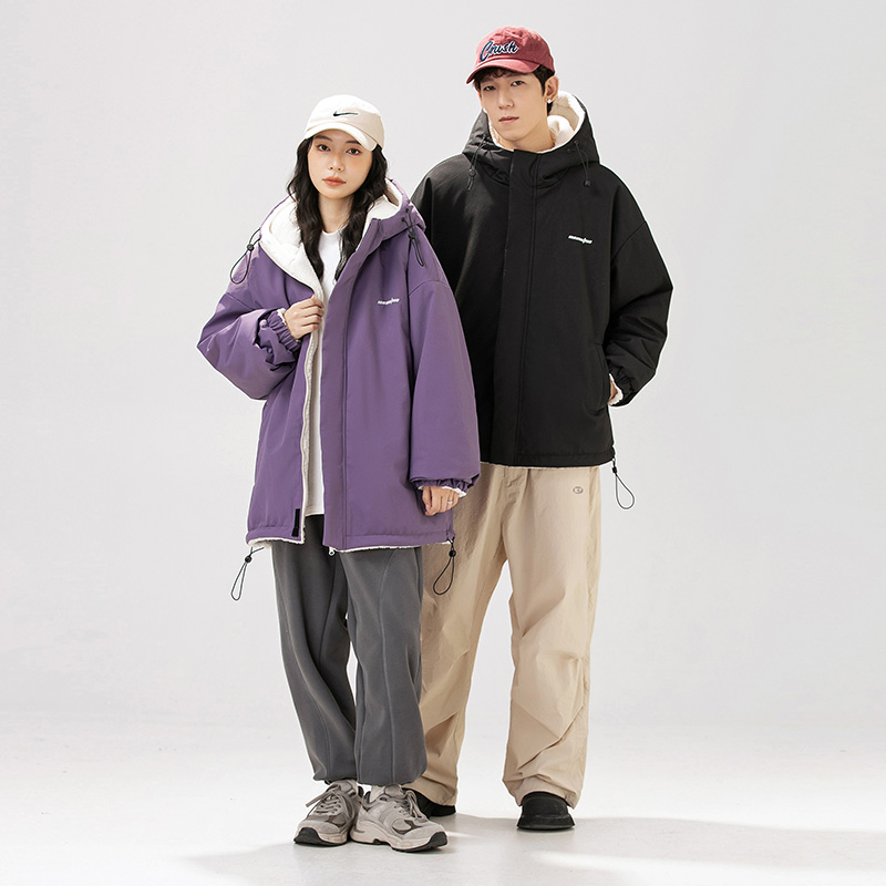 UZ 24AW新款棉衣时尚连帽加厚保暖棉服