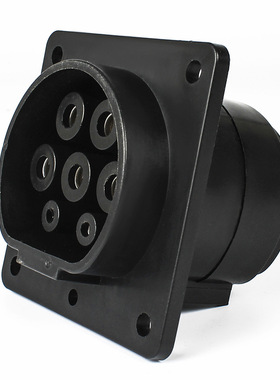 电动汽车充电桩插口充电接口车辆端供电端7孔交流充电插座0100390