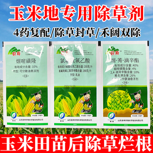 玉米地除草专用剂苗后除草不害玉米玉米苗三连袋药除草封草烂根剂
