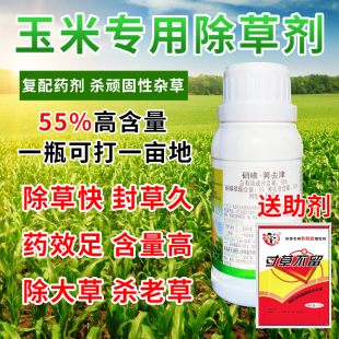 玉米苗后除草剂苗后专用除草剂硝磺草酮莠去津安全型除草封草药剂