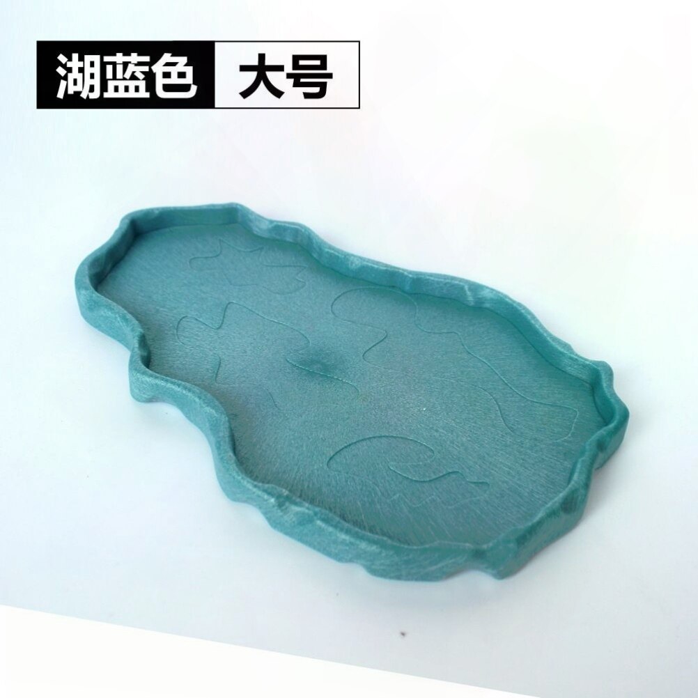 塑料食水盆爬宠守宫玩具蛇角蛙躲避带洞穴爬宠箱造景