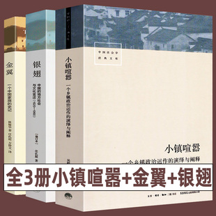 文库 演绎与阐释乡镇农村生活治理改革变迁理论 银翅 中国社会学经典 金翼 中国 全3册 地方社会和文化一个乡镇政治运作 小镇喧嚣