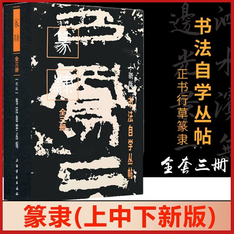 【新版全三册】书法自学丛帖·篆隶（上中下）毛笔软笔碑帖楷书行草篆书书法练字帖 上海书画出版社使用感如何?