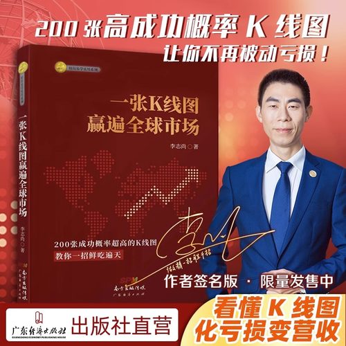 一张K线图赢遍全球市场 李志尚k线图入门与技巧 一本书读懂k线图 k线图 股票k线图 k线图的108个买入形态 k线图核心技术