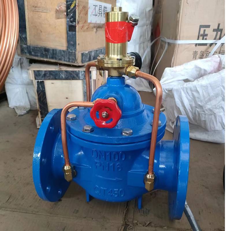 500x持压泄压阀消防自来水耐腐性管道供给水超压阀球墨铸铁阀门