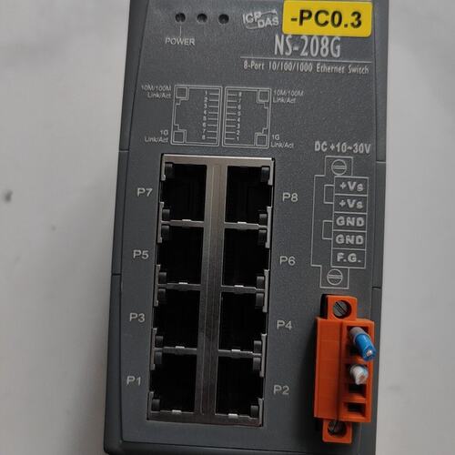 可维修NS-208G 台湾泓格8口千兆工业以太网交换机，电压输入1议价