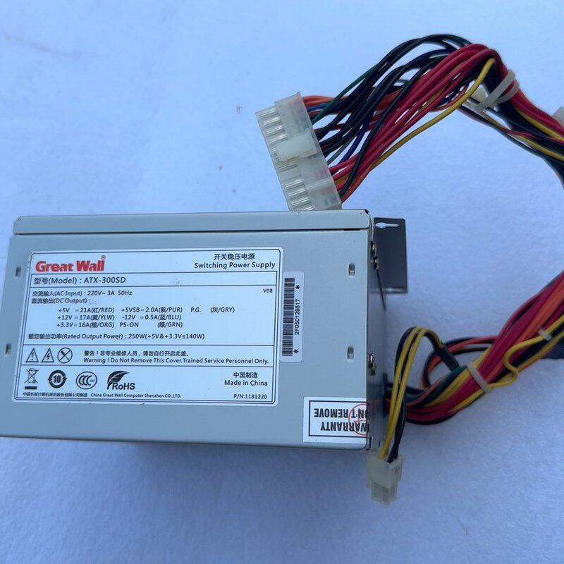 可维修处理长城ATX 300-SD电源 做工用料很足很好 额定功议价