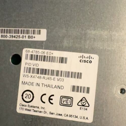 可维修WS-X4748-RJ45V+E板卡 200元议价