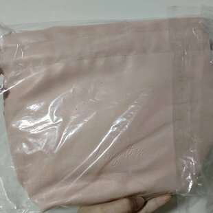 可维修潘雨润粉色抽绳包包议价