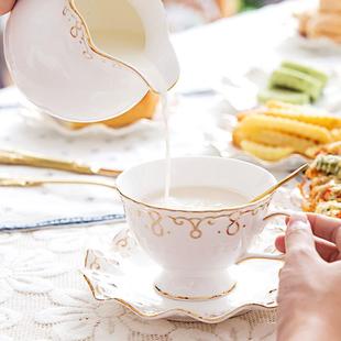 陶瓷欧式 红茶咖啡杯高档奢华轻奢家用法式 英式 下午茶茶具托盘套装