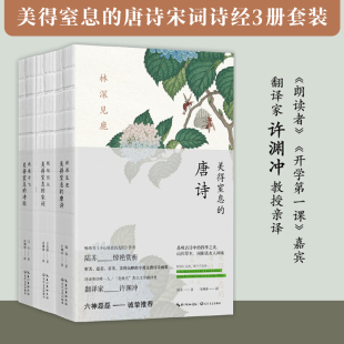 林深见鹿 燕燕于飞 许渊冲 3册套装 古诗词 唐诗宋词诗经 书籍 美得让人窒息 纸短情长 中英双语诗画集 正版