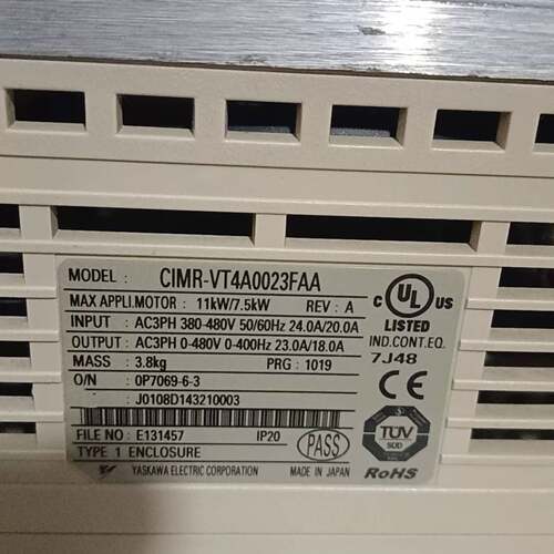 可维修安川V1000变频器 11kW/7.5kW 型号CIMR-V议价