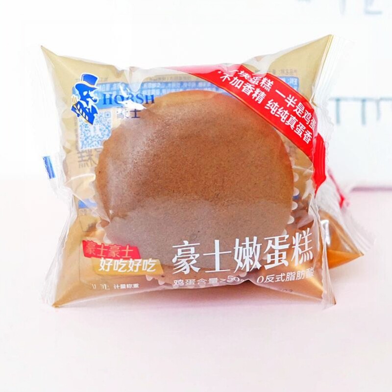 豪士嫩蛋糕500g学生儿童营养早餐饱腹零食小吃下午茶甜品糕点心