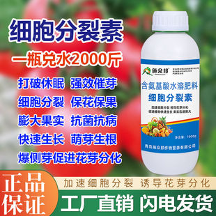 细胞分裂素爆芽花芽分化保花保果膨果增产叶面肥瓜果树蔬菜农用
