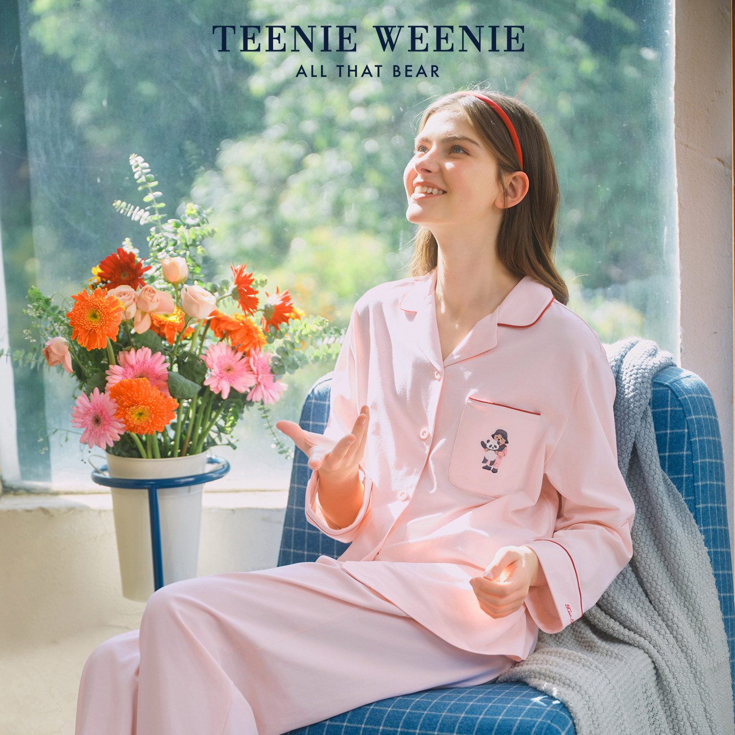 TeenieWeenie小熊睡衣女款2026新款纯棉春夏季漂亮出