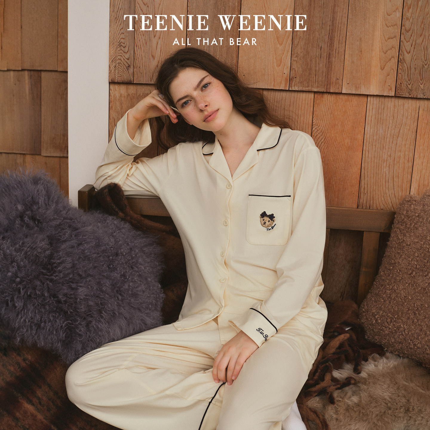TeenieWeenie纯棉睡衣女款家居服图片