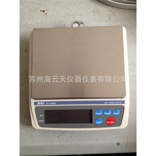 日本AND电子天平EK-3000i/3000g*0.1g EK300i百分便携天平
