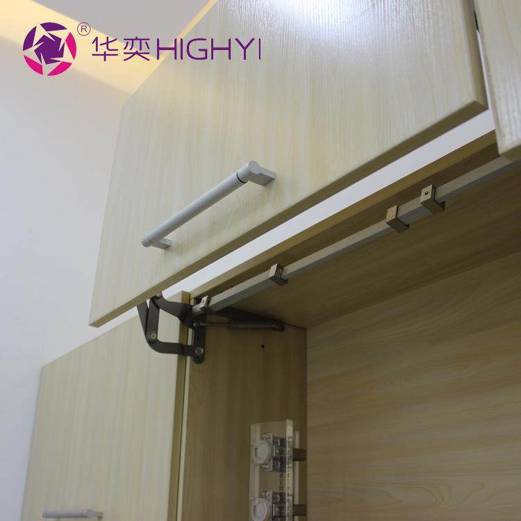 升降五金支撑杆平行橱柜垂直气压杆平移配件上翻门拉杆巴士气