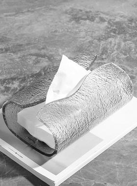 现代简约艺术创意抽纸盒客厅餐厅茶几餐桌创意感纸巾盒摆件