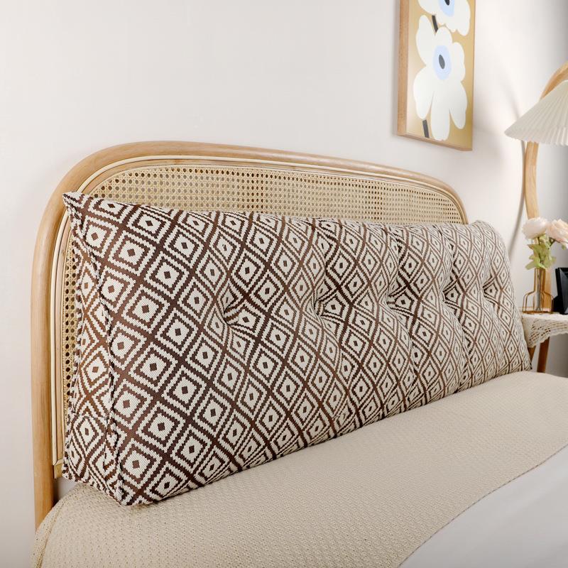 可拆洗三角床头靠垫床上靠枕榻榻米卧室大靠垫软包沙发靠背垫抱枕