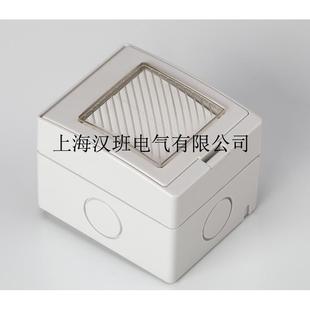 两位明装开关 墙壁灯开关 2位单控开关 双开单控防开关 两联开关