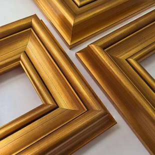 金泰凡厂家直销实木线条手工贴金箔实木画框相框条现货一件起批