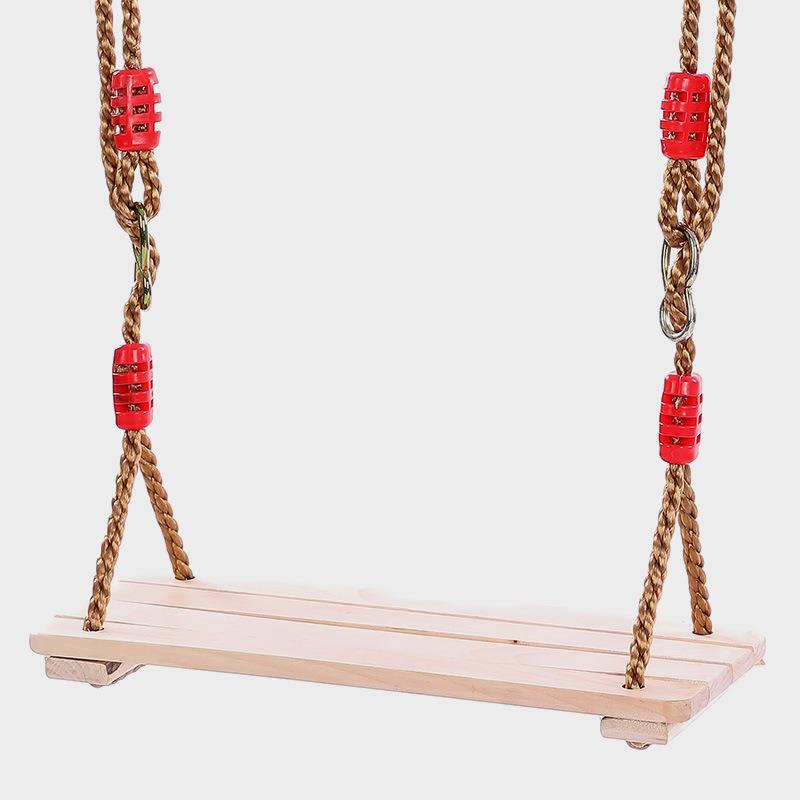 成人儿童秋千 品质打磨四板木户外室内秋千 田园风木质秋千