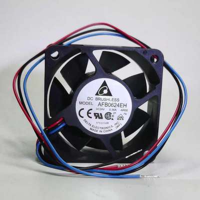 AFB0624EH全新台达 60*60*25mm 停止报警功能风扇 6025 24V 0.36A