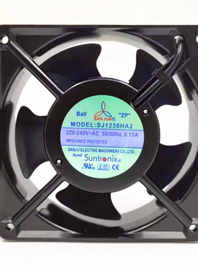 全新SANJUN三巨 SJ1238HA1 HA2 HA3 110/220/380V 轴流风扇 12038