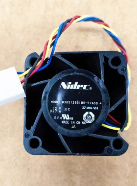NIDEC W38S12BS1B5-57A06 12V 0.77A 3828 3.8CM厘米电源散热风扇