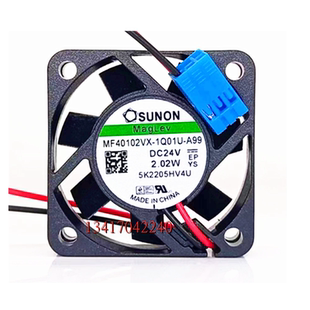 A99 1Q01U DC24V 2.02W 变频器散热风扇 全新SUNON 4CM MF40102VX