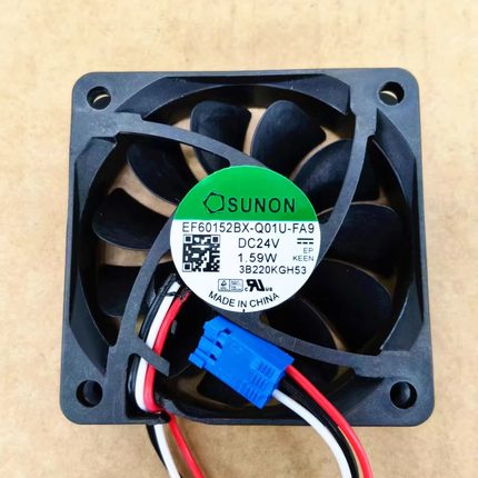 全新SUNON建准 EF60152BX-Q01U-FA9 6015 24V 1.59A 6cm 散热风扇