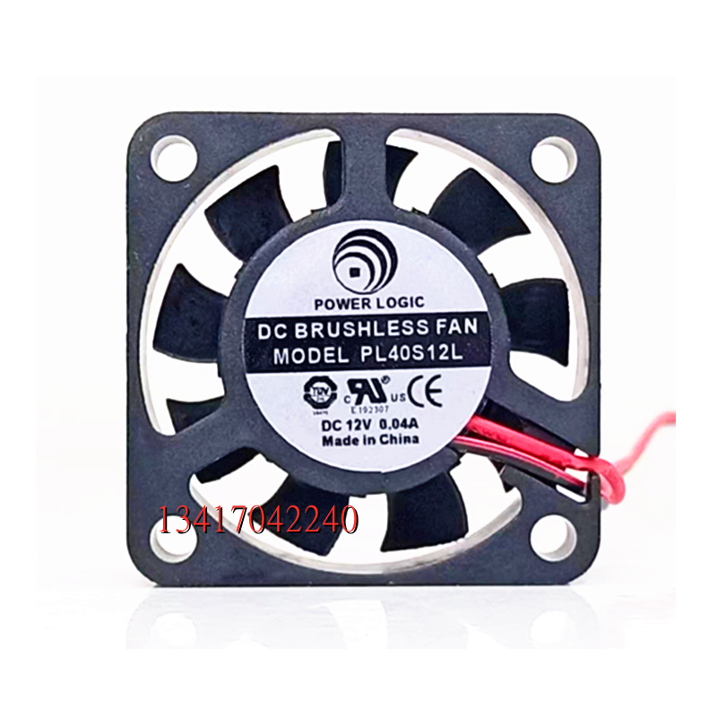 全新 POWER LOGIC PL40S12L 12V 0.04A 4010 4cm 超静音散热风扇