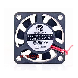 PL40S12L 12V 0.04A 全新 4cm LOGIC 4010 超静音散热风扇 POWER