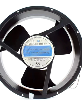上海LEIPOLE雷普电气 F2E-250B-230 230V 25489 25CM机柜轴流风机