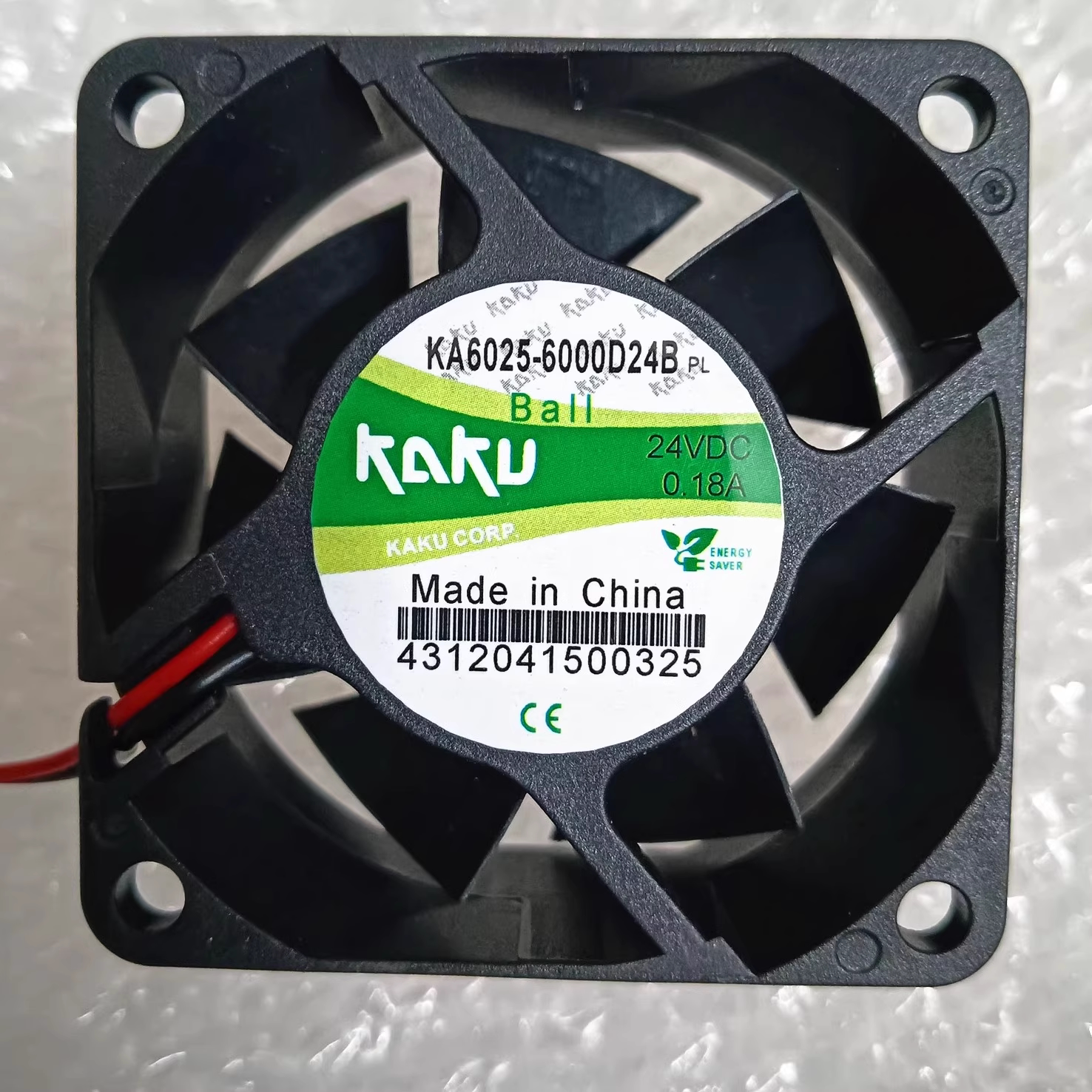 全新卡固KA6025-6000D24BPL DC24V 6025 6cm厘米滚珠轴承散热风扇