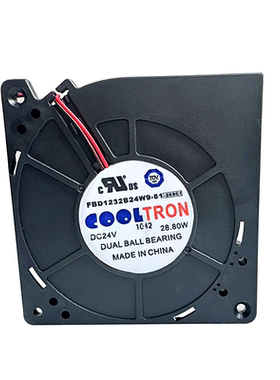 全新COOLTRON FBD1232B24W9-81 DC24V 28.80W 12cm涡轮机散热风扇