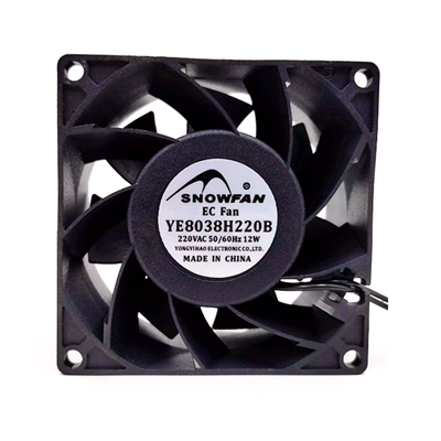 SNOWFAN YE8038H220B ECFAN 220V12W 8CM大风量轴流风机 散热风扇