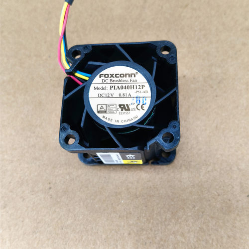 全新Foxconn PIA040H12P-P51-AB DC12V 0.81A 4028充电桩散热风扇