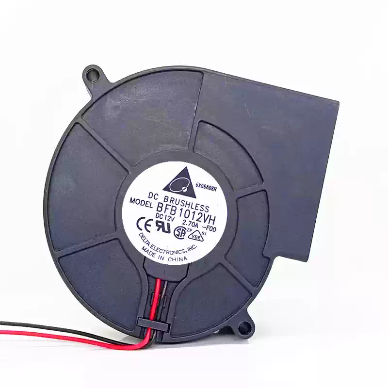 台达12V 2.7A 9733 BFB1012VH 滚珠轴承 烤炉抽风机 暴力涡轮风扇