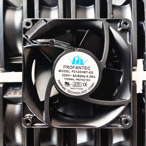 全新PROFANTEC P2123HBT-ES 230V~50/60Hz0.06A 全金属耐高温风扇