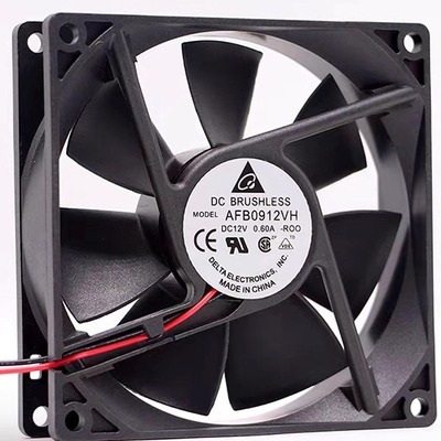 全新台达AFB0912VH 12V 0.60A 9225 9.2cm厘米 机箱电源 散热风扇