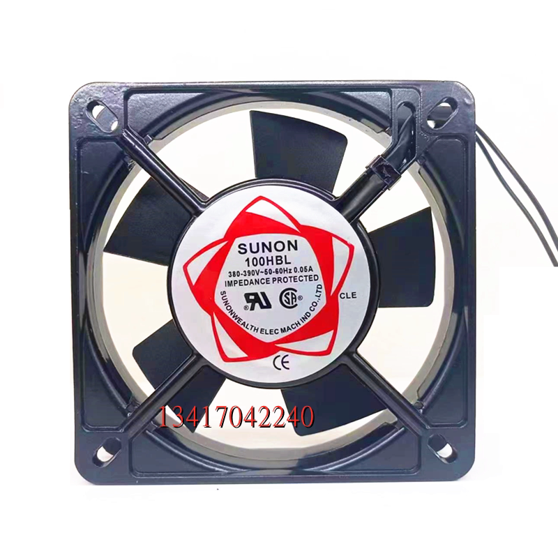全新建准SUNON 100HBL 380-390V-0.05A 11025 11厘米交流散热风扇