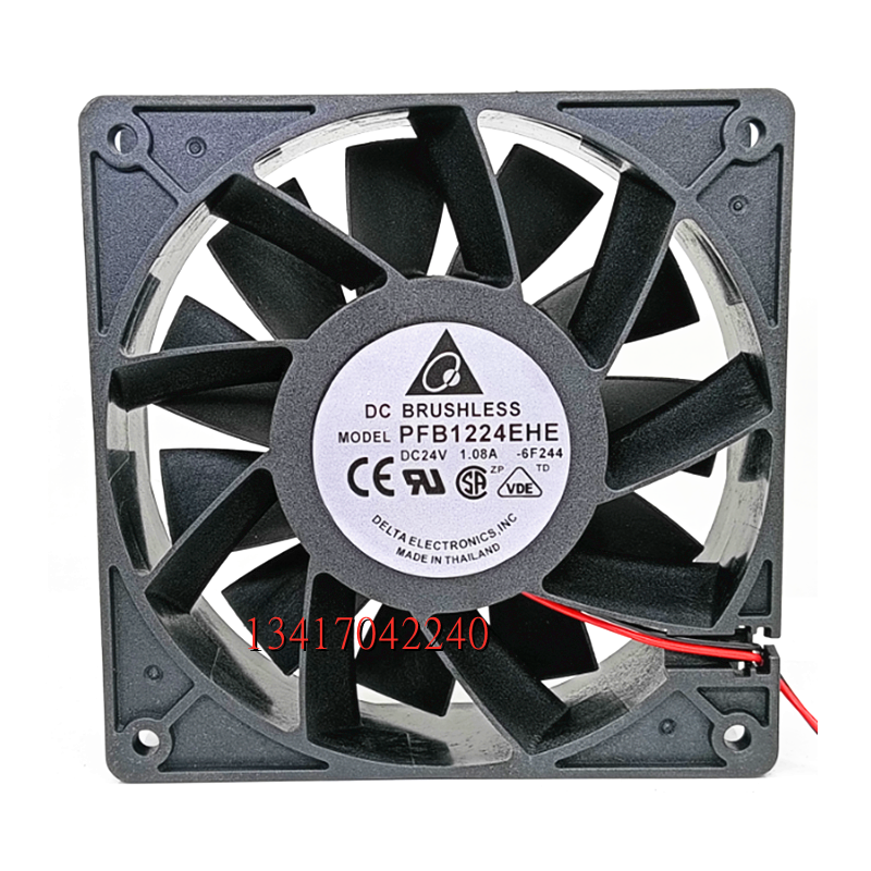 全新台达PFB1224EHE-6F244 12038 24v ABB变频器 ACS510 散热风扇