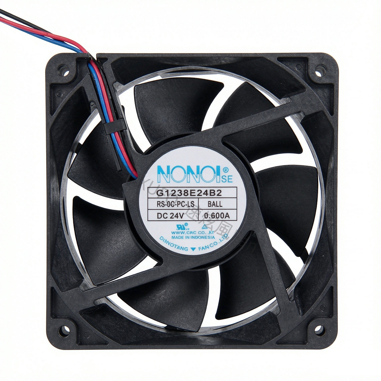G1238E24B2 24V 0.600A全新南韩NONOI 12038 12CM 变频器散热风扇