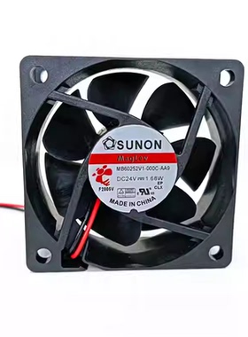 全新SUNON建准 MB60252V1-000C-AA9 24V 1.68W 6cm变频器散热风扇