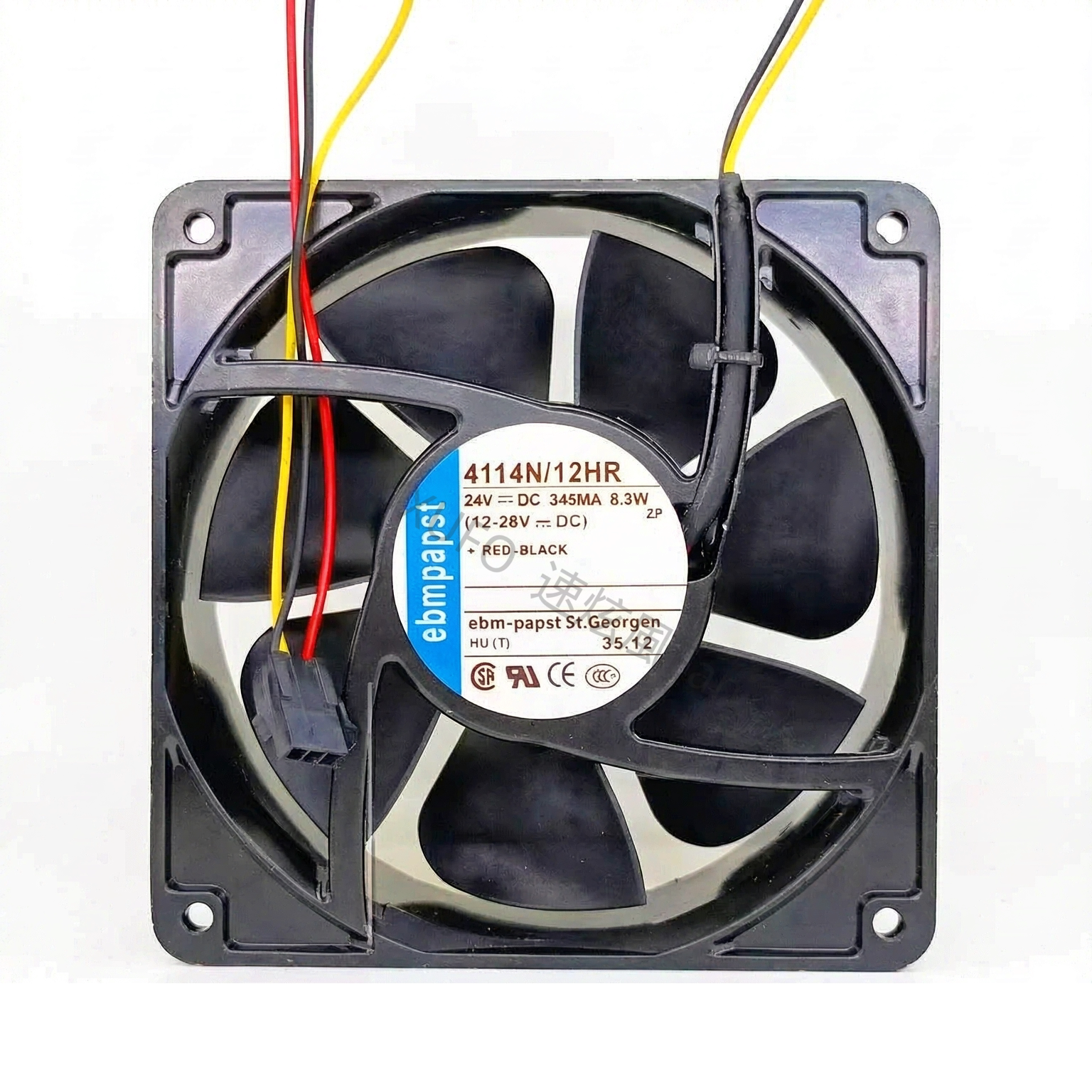 ebmpapst 全新4114N /12HR 24V 8.3W 12CM厘米 12038 3线散热风扇