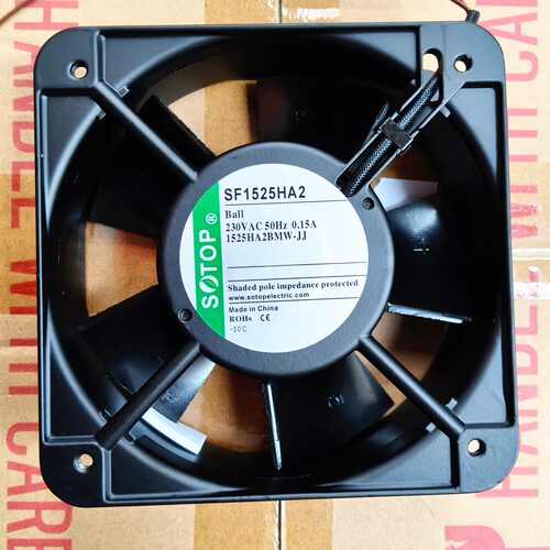 SOTOP SF1525HA2 1525HA2BMW-JJ 230V0.15A 15cm全金属耐高温风扇